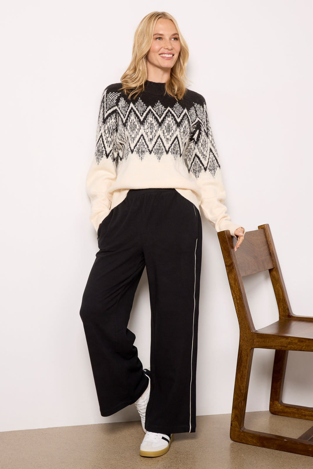 Siren Relaxed Jaquard Sweater