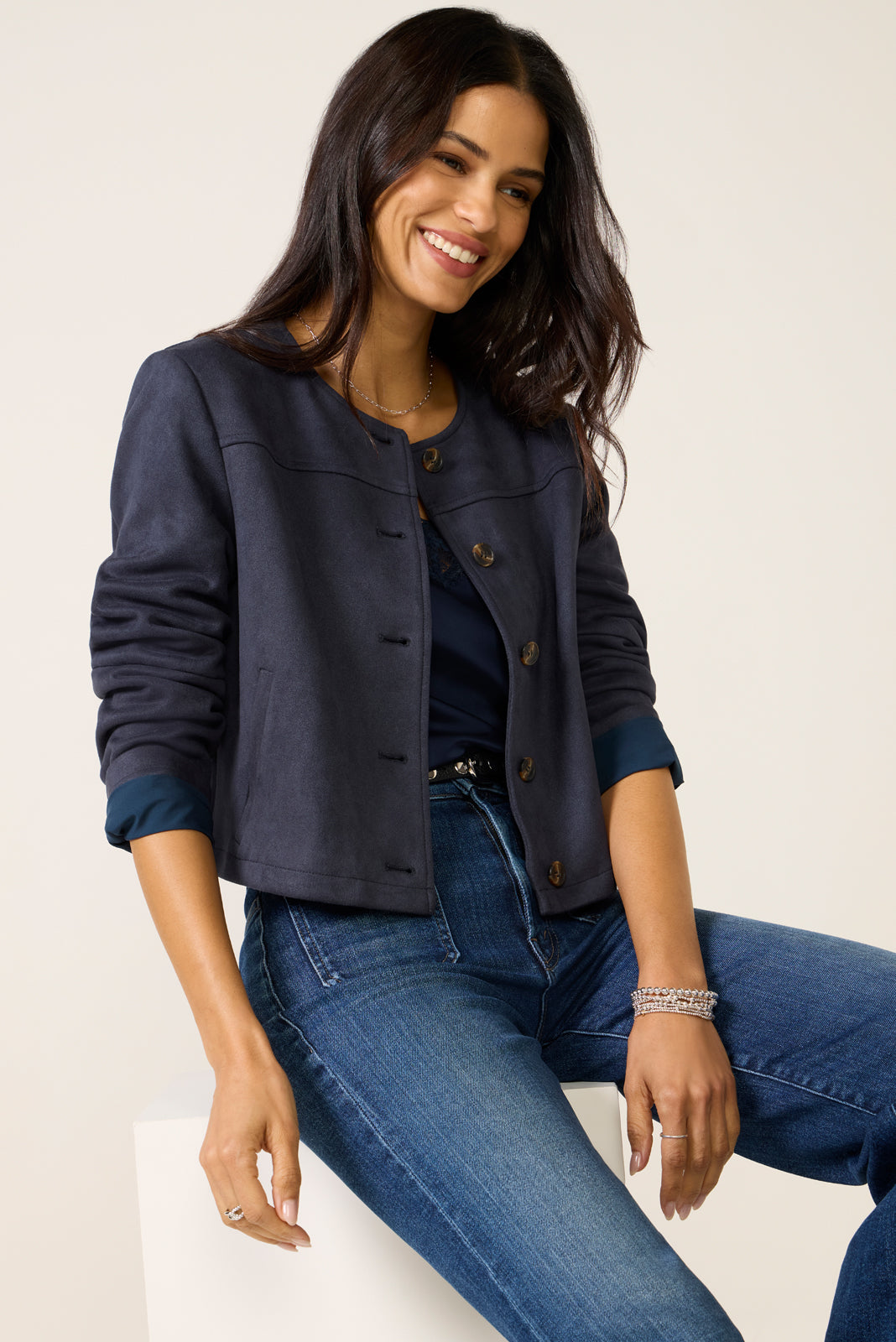 Lakyn Faux Suede Jacket