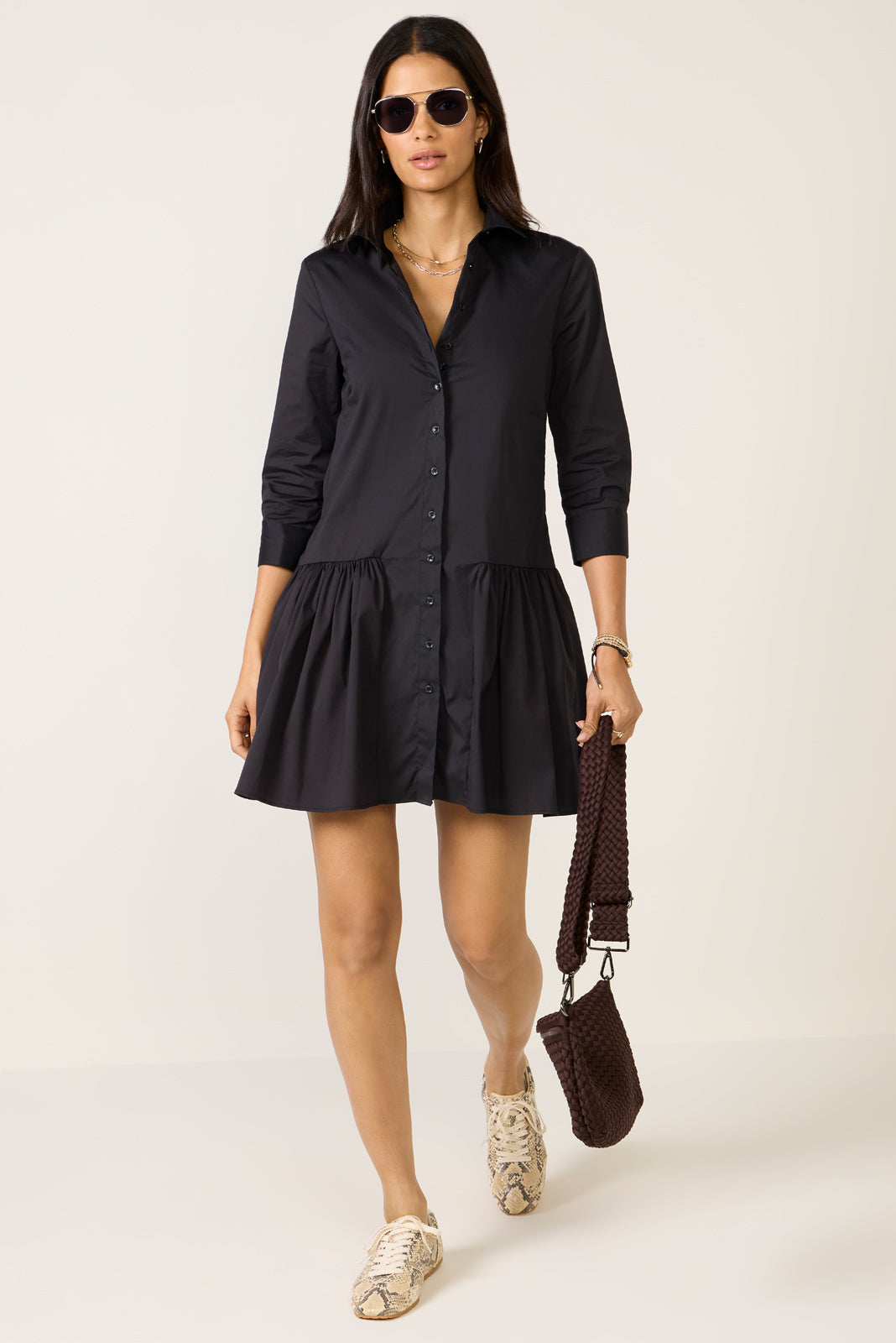 The Drop Waist Shirt Dress