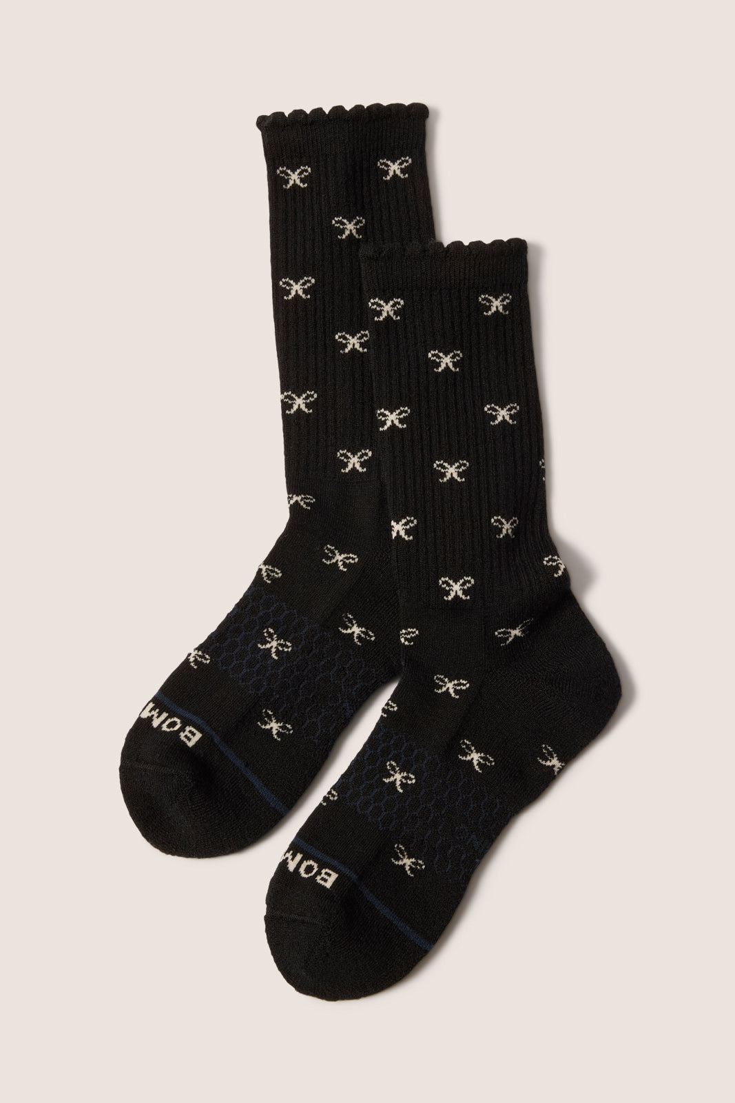 Merino Bow Half Calf Sock