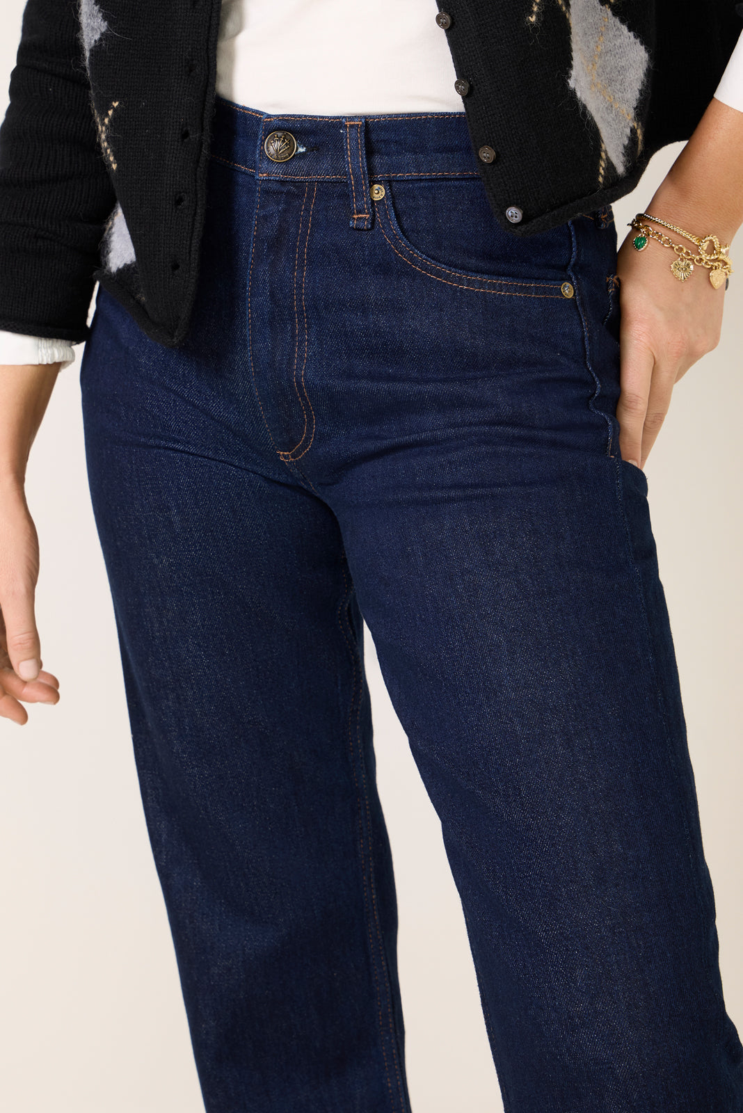 Harlow Mid Rise Ankle Straight