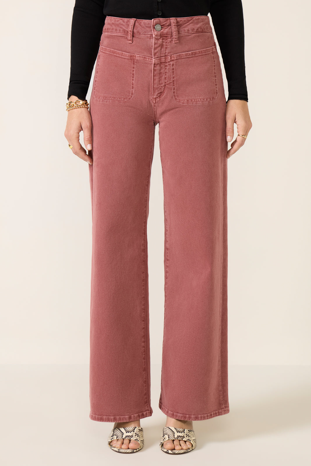 Anessa W/ Front Yoke Wide Leg 31` Jean