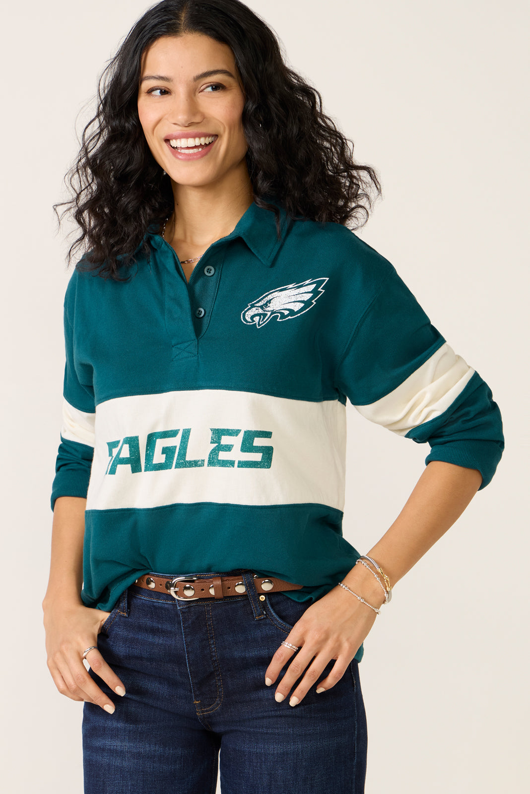 Eagles Long Sleeve Rugby