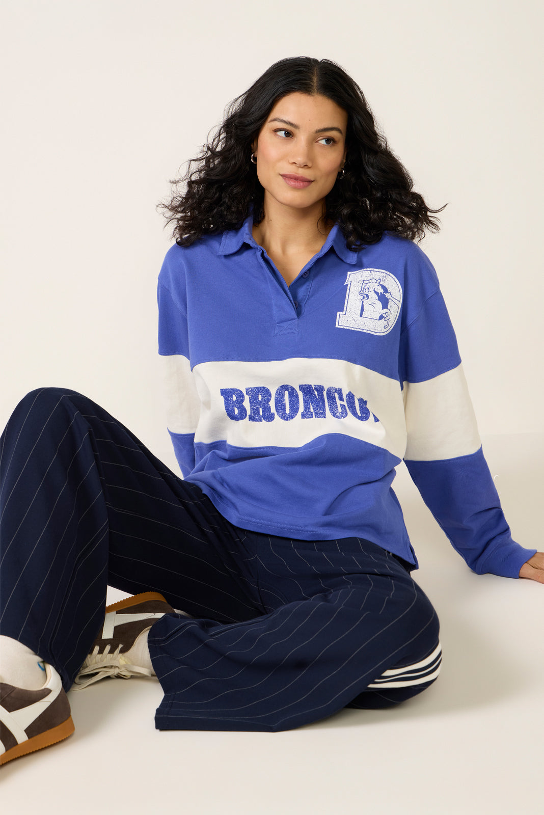 Broncos Long Sleeve Rugby