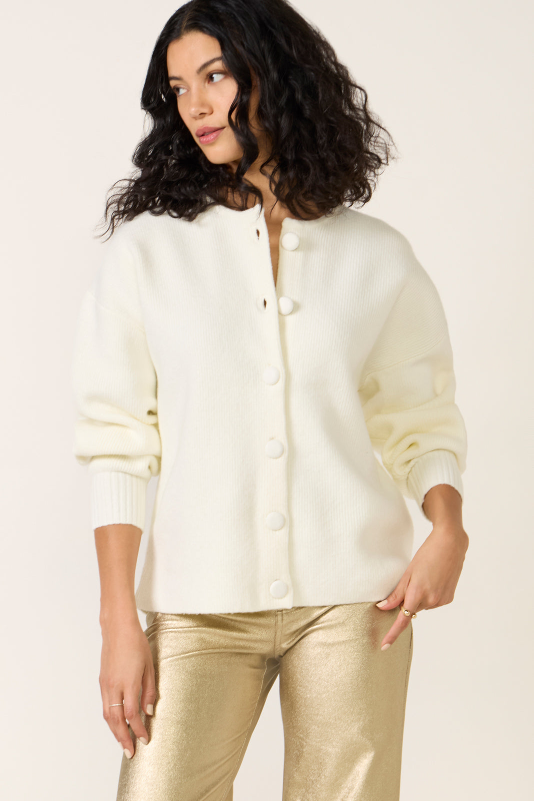 Safiya Knit Drop Shoulder Cardigan