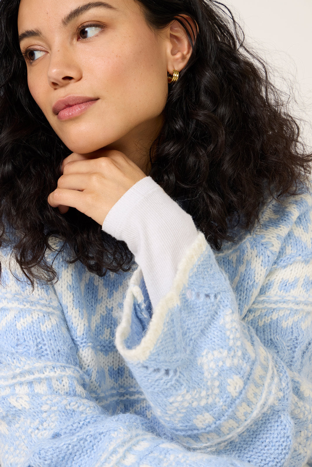 Fairisle Crew Neck Sweater