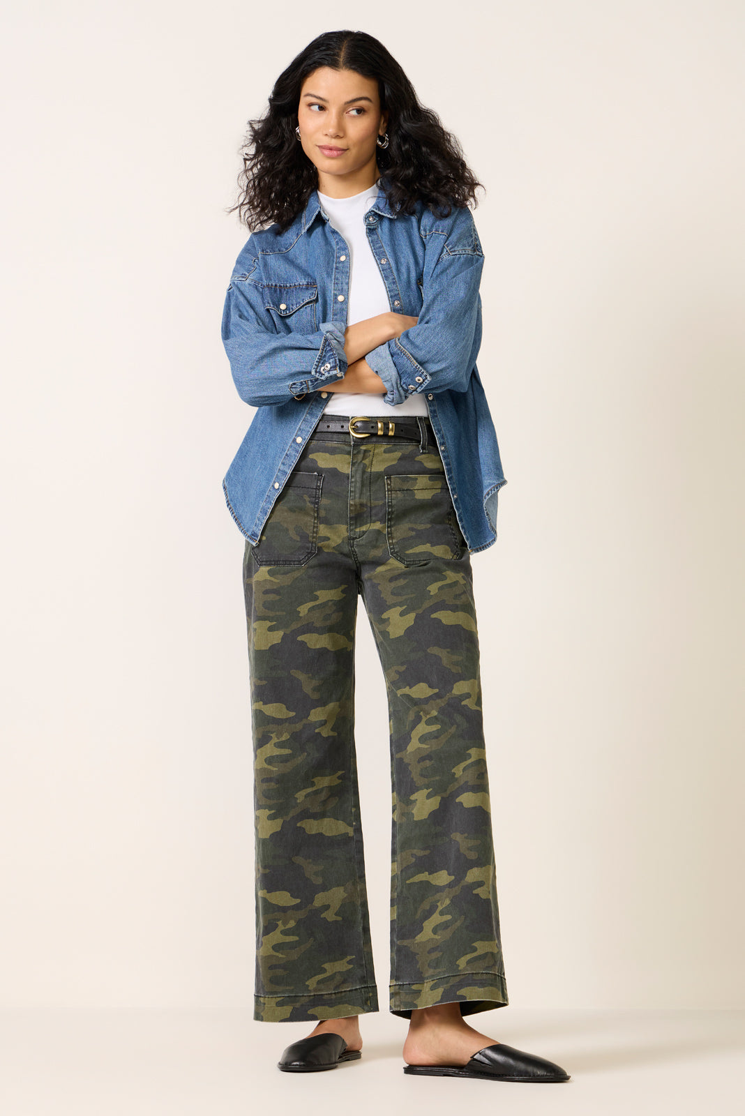 Stacked Canvas Wide-Leg Pants – A$APMODE asapmode Stacked Canvas