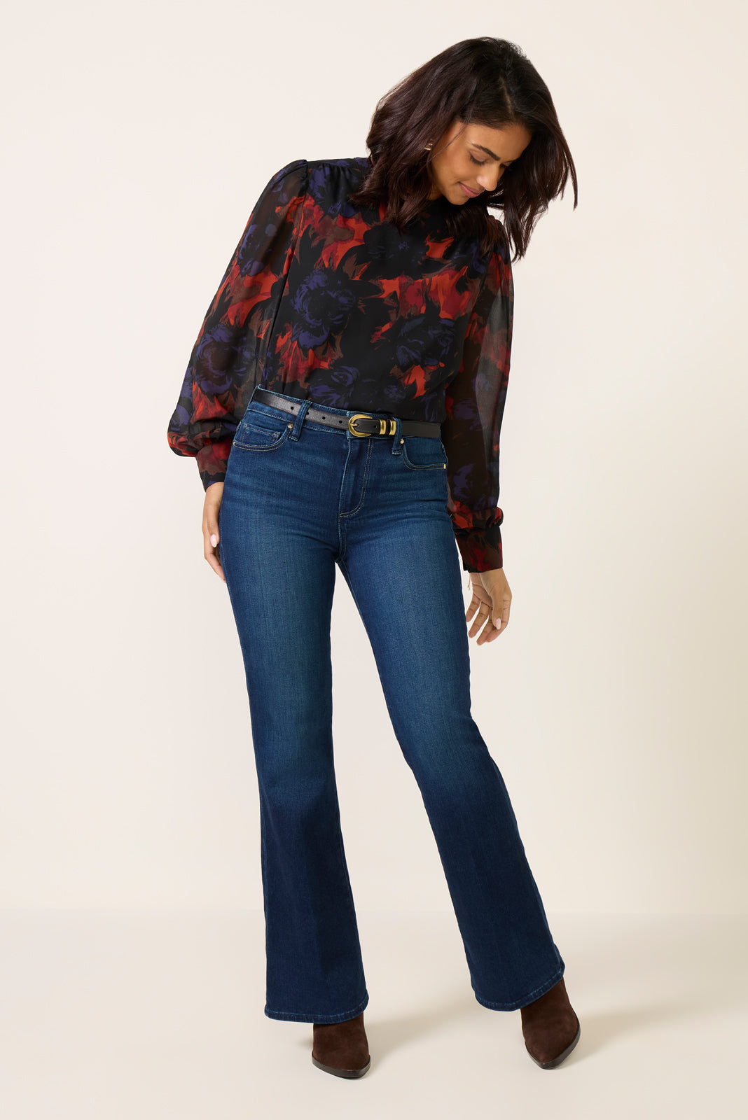 Petite Laurel Canyon Bootcut Jean 30`