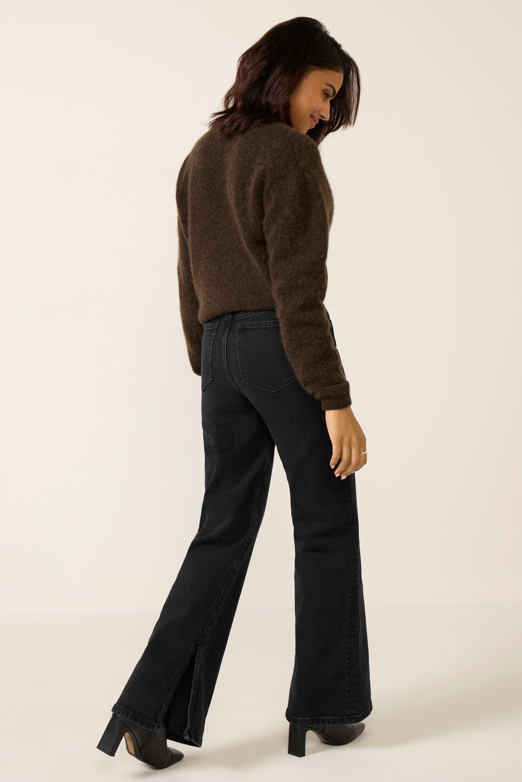 Ever Vintage Bootcut w Slit Jean