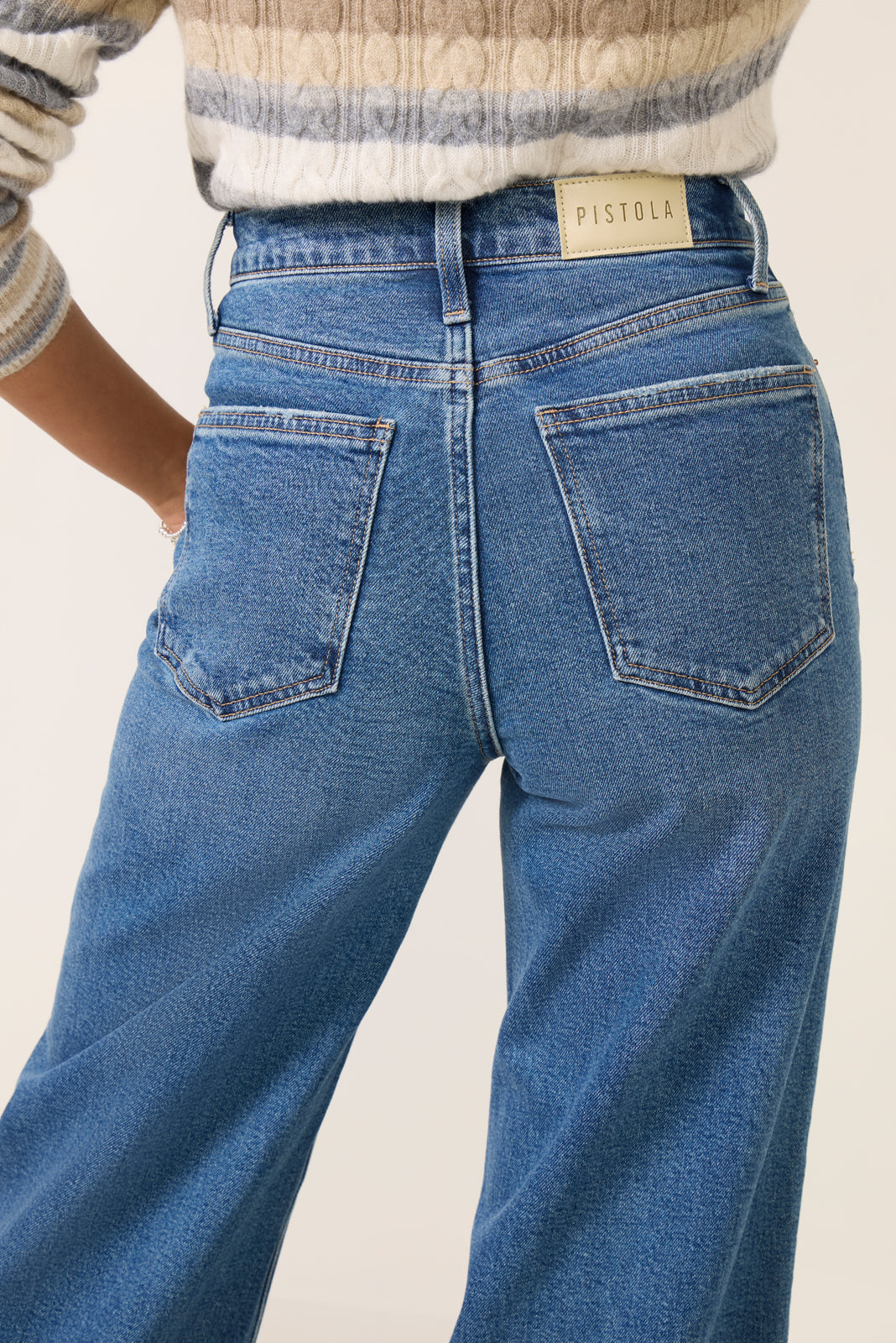 Petite Lana Wide Leg Jean