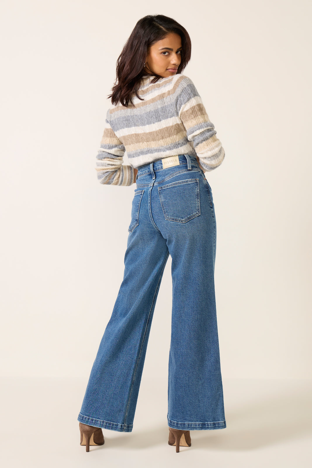 Petite Lana Wide Leg Jean