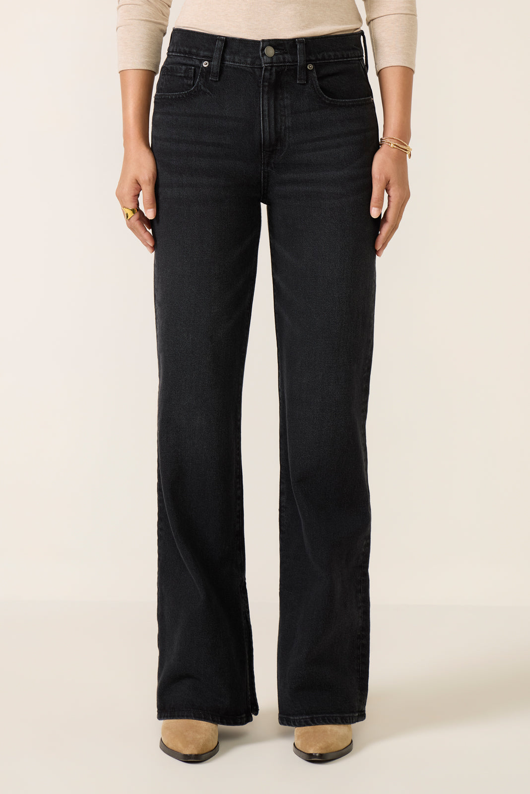 Ever Vintage Bootcut w Slit 32`Jean