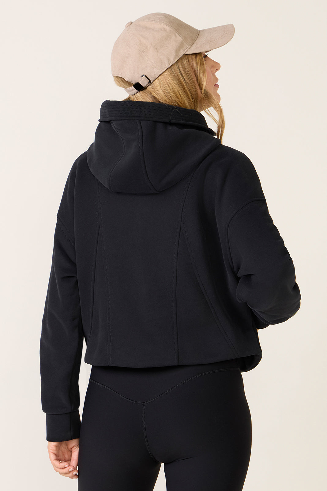 Cotton Fleece Zip Up Hoodie