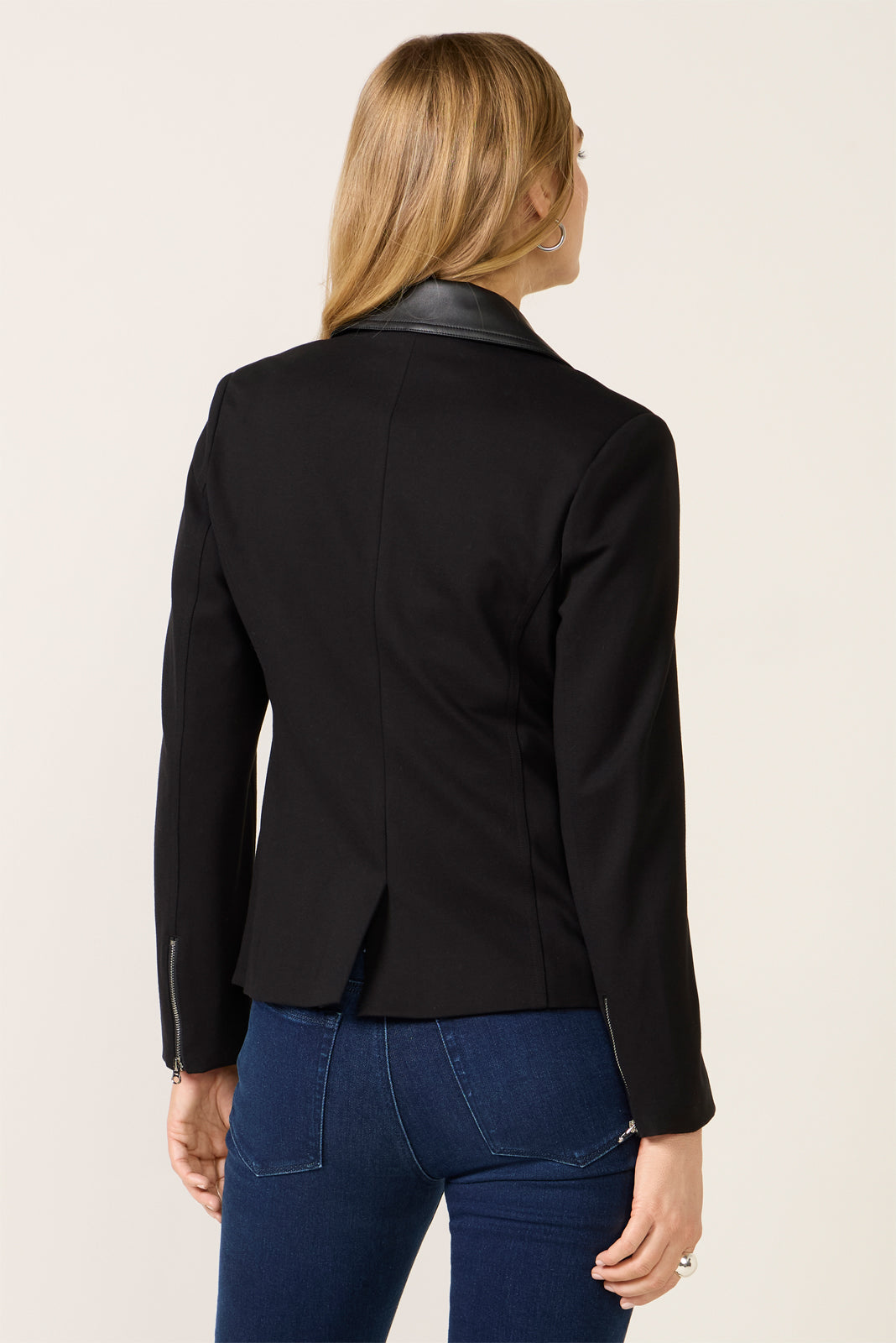 Kaiya Mixed Media Blazer