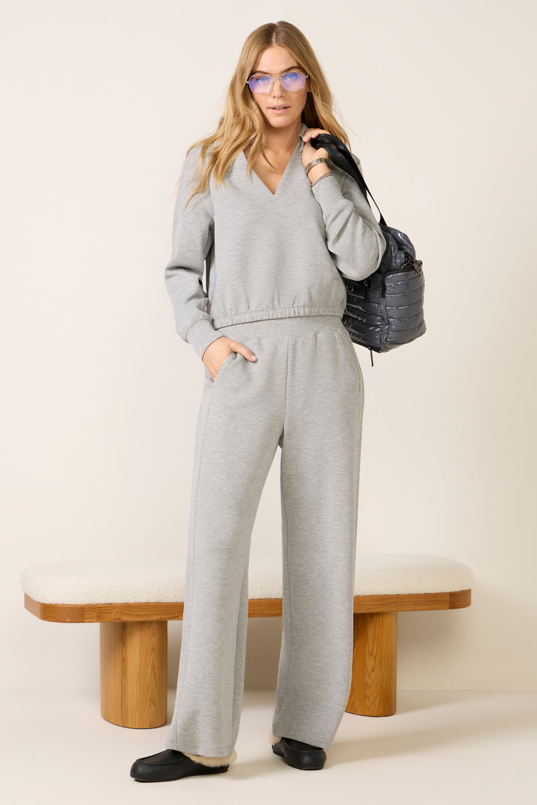Cambrie Sleek Polo Sweatshirt