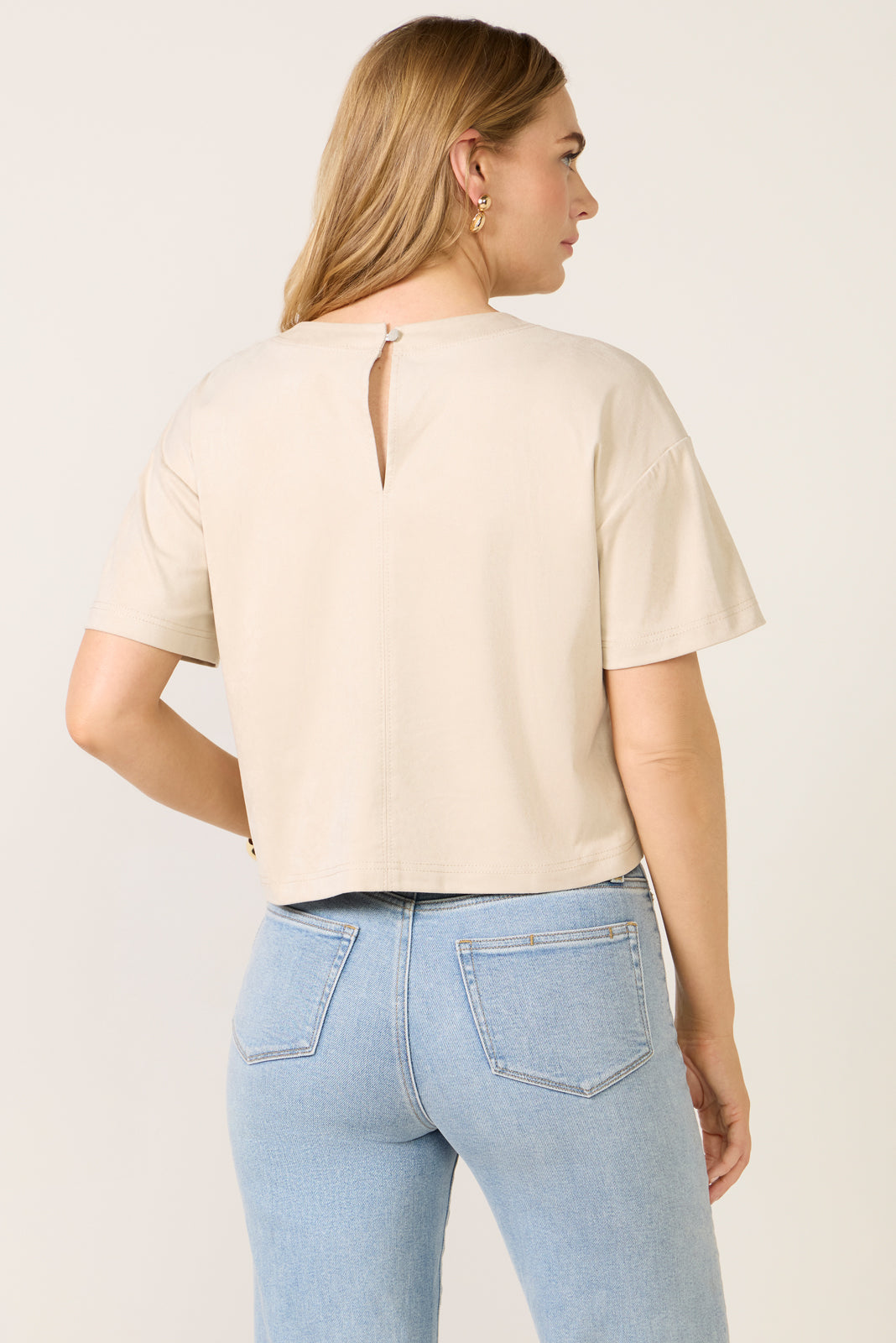 Kimberly Faux Suede Top