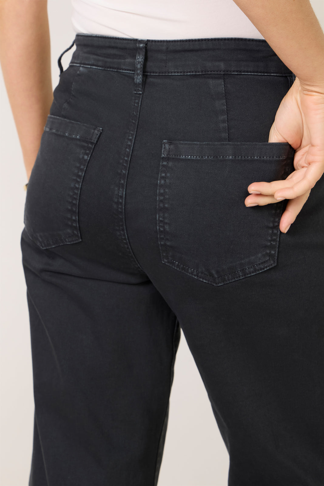 Meg Wide Leg w Zipper Pocket