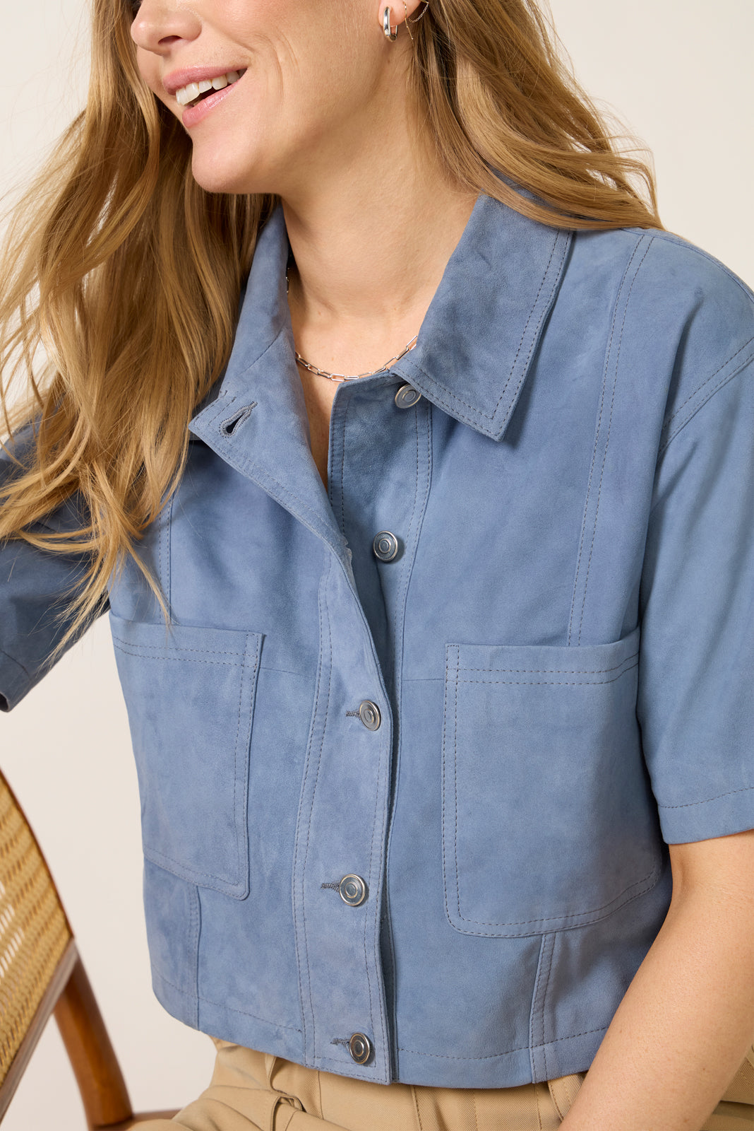 【Ameri 】MEDI ALICE SHIRT JACKET COMMENT Ameri VINTAGE - AMERI MEDI ALICE SHIRT JACKETの通販 by esm☆'s