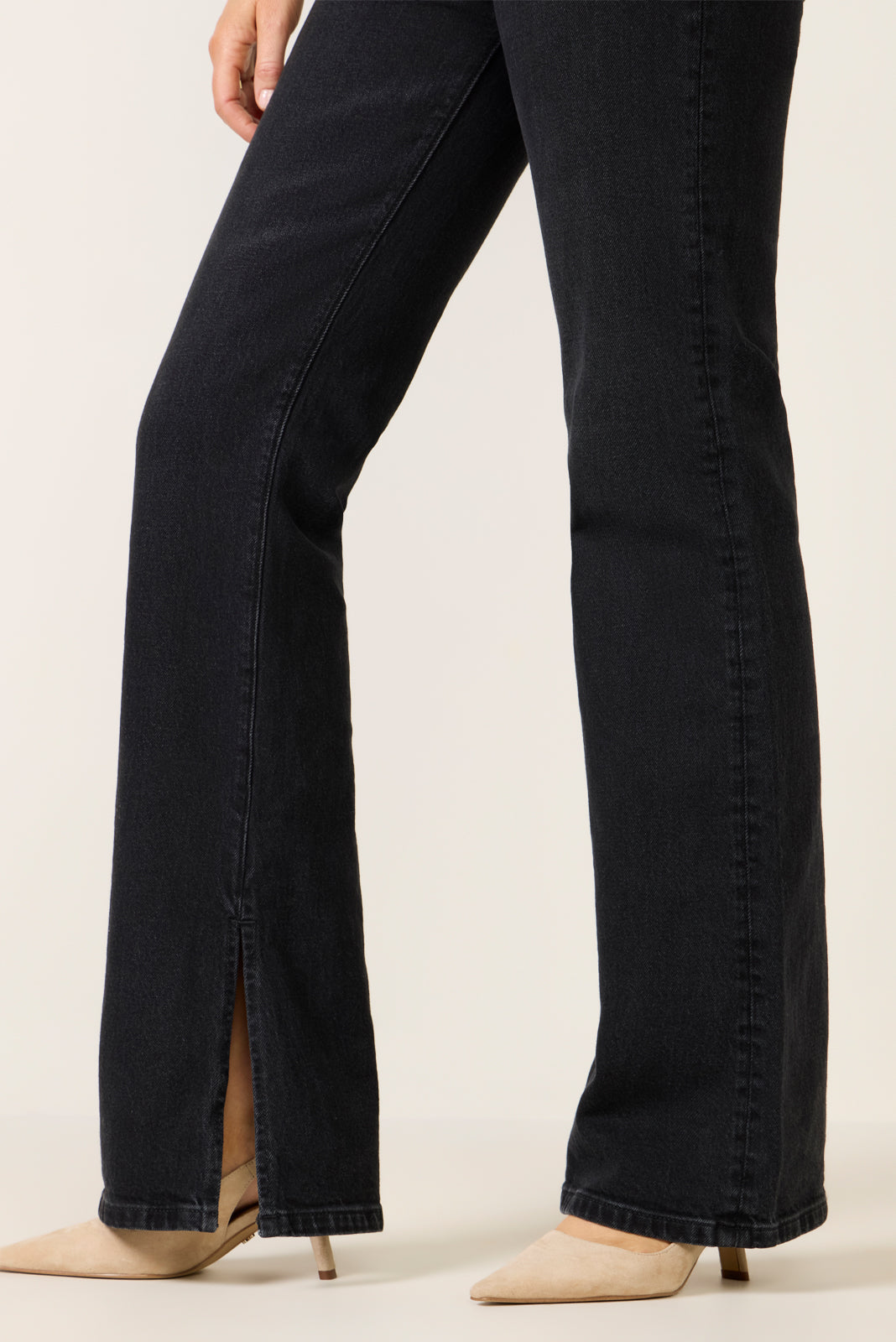 Ever Vintage Bootcut w Slit 34`Jean