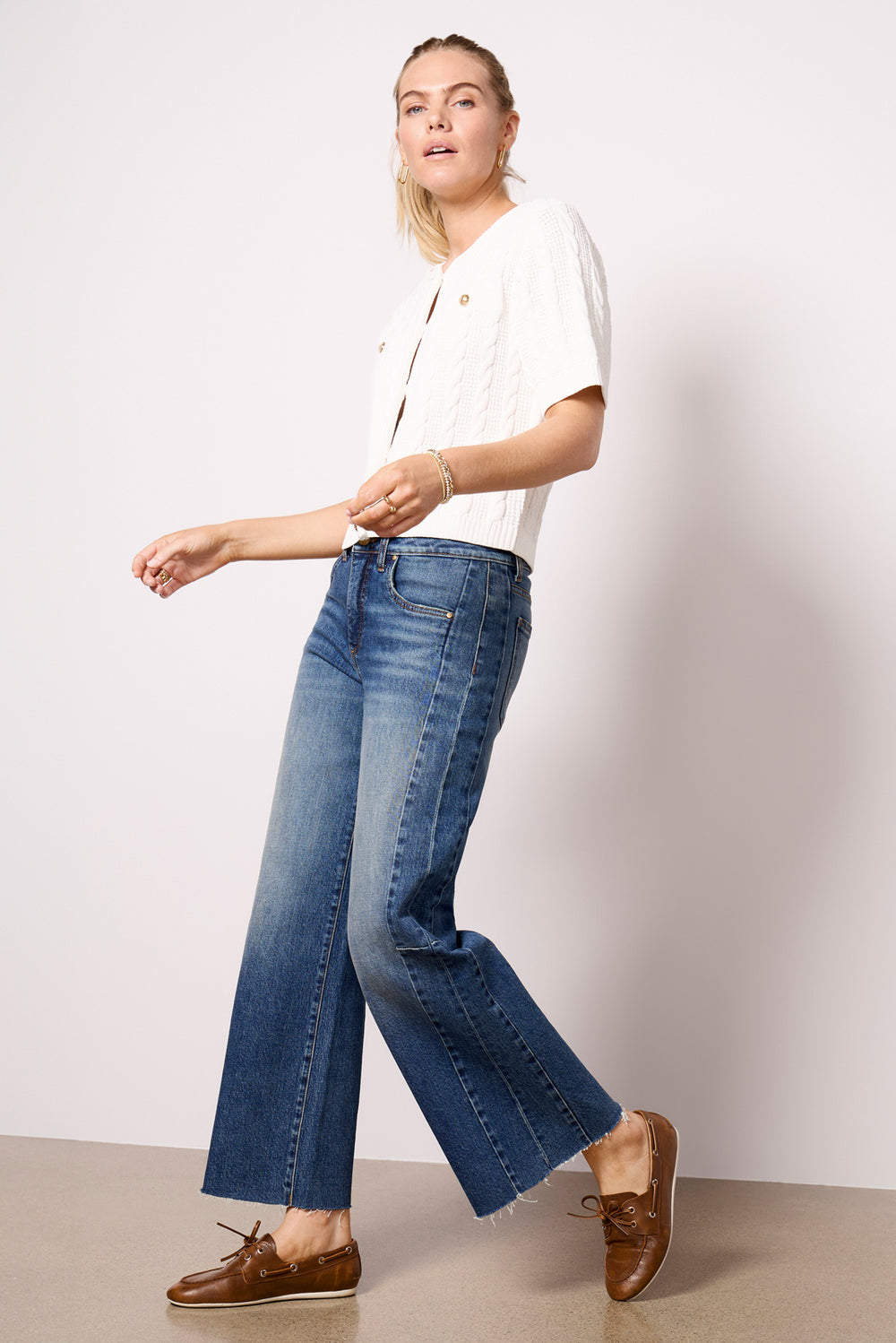 Tangerine Meg Wide Leg Jeans