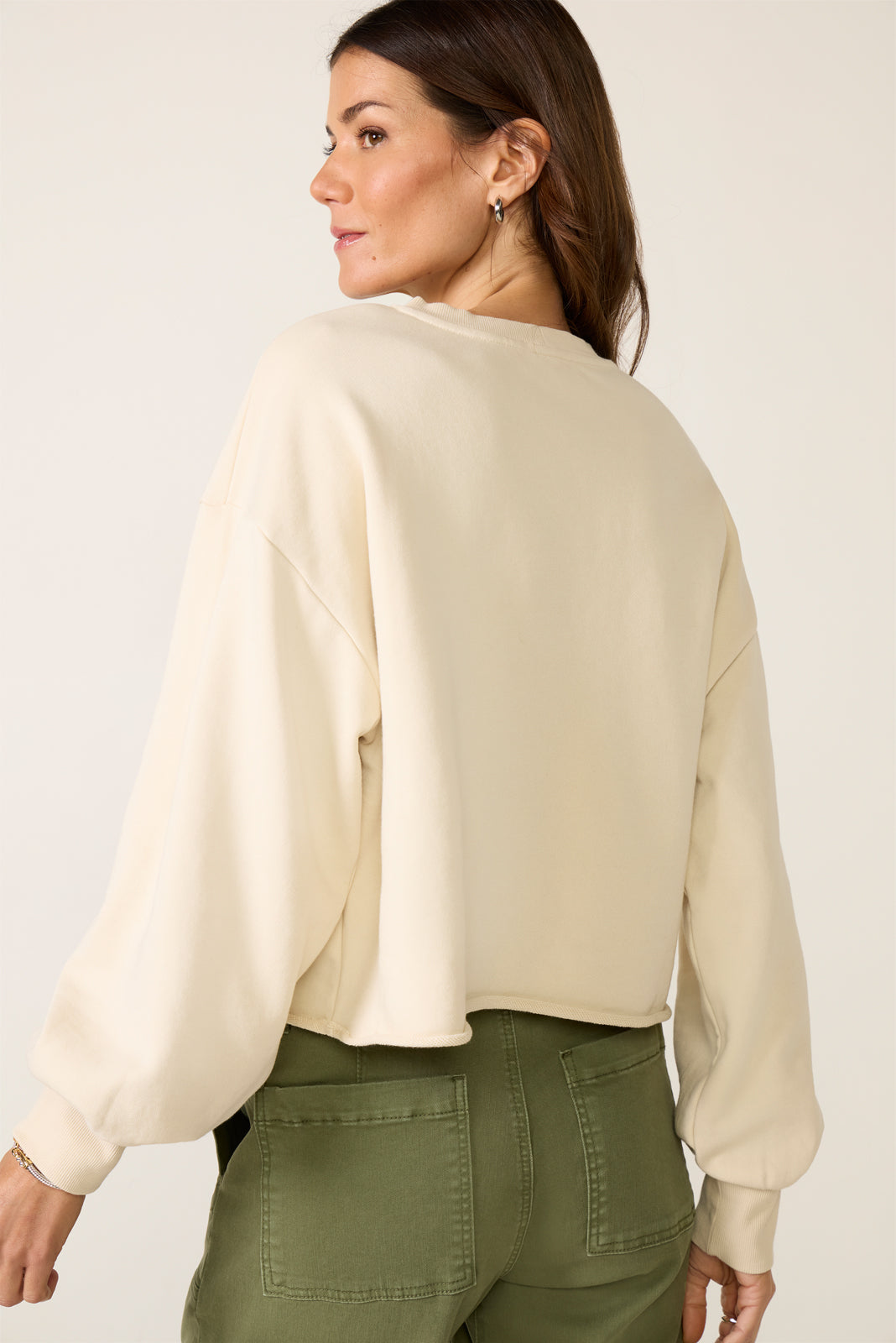 Tayisha Grommet Sweatshirt