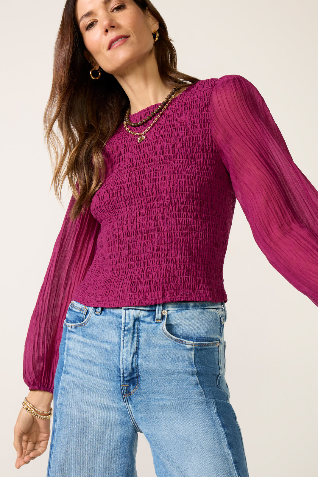 Kendall Smocked Blouse