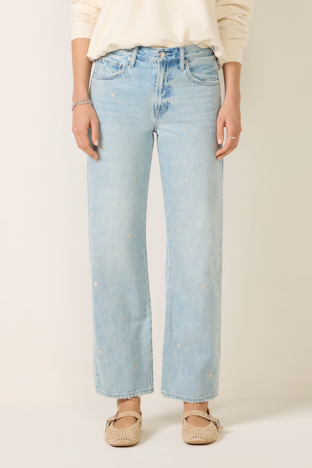 Lexi Bowed Straight Jean