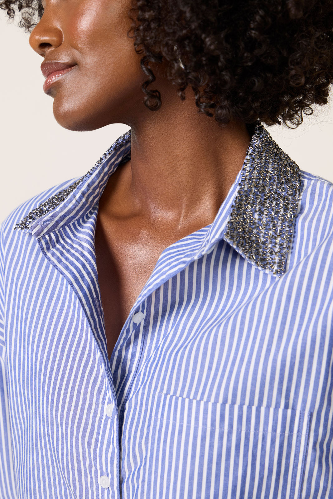 Natalie Embellished Party Shirt