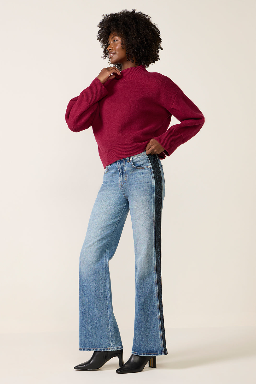 Jag Funnel Neck Sweater