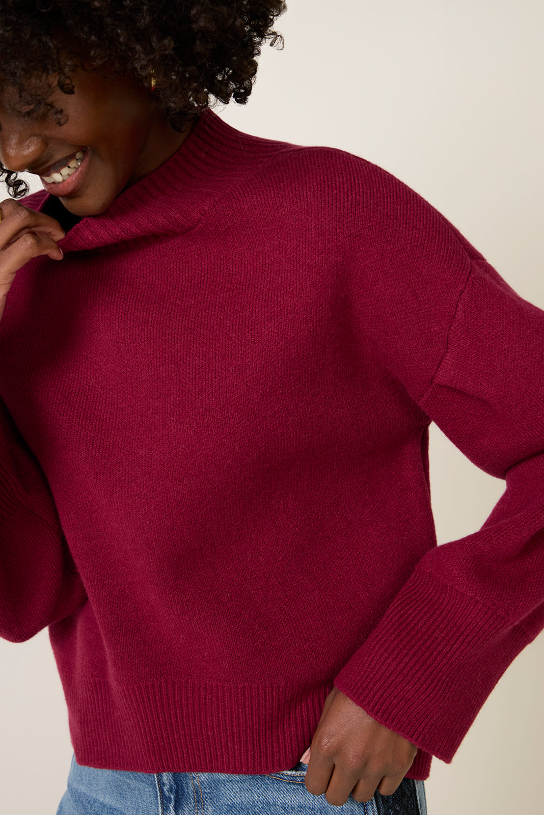 Jag Funnel Neck Sweater