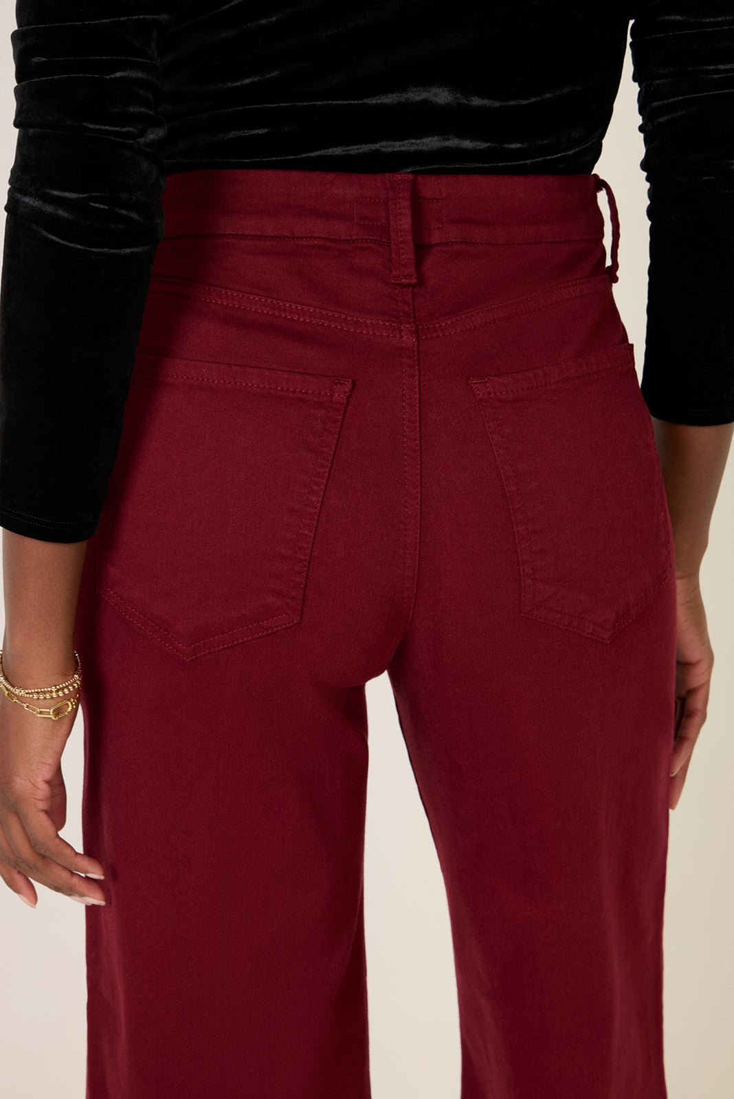 Meg Wide Leg w Raw Hem Jean