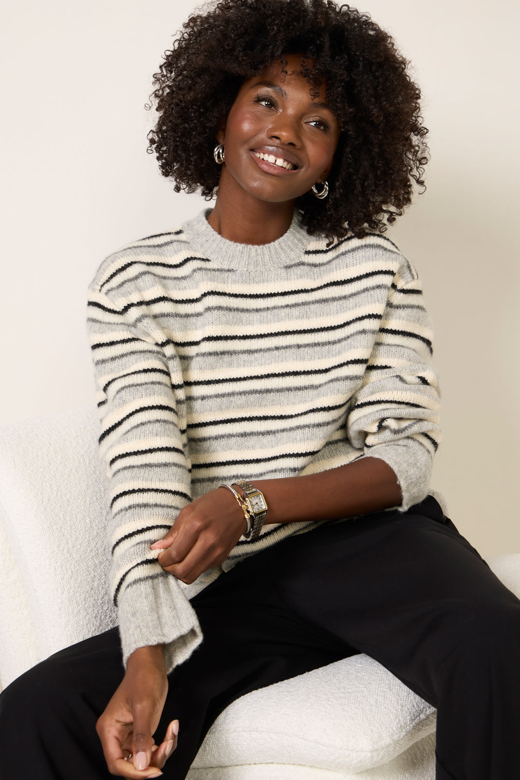 Hanna Stripe Sweater