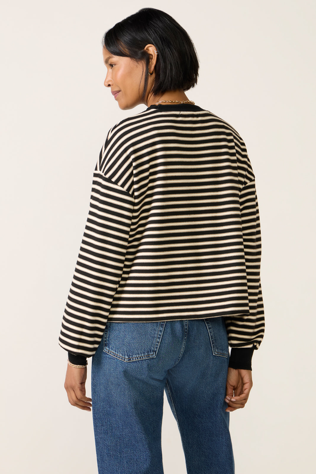 Kaylin Cozy Stripe Tee