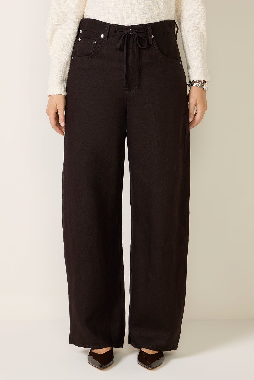 Brynn Wide Leg Drawstring Pant