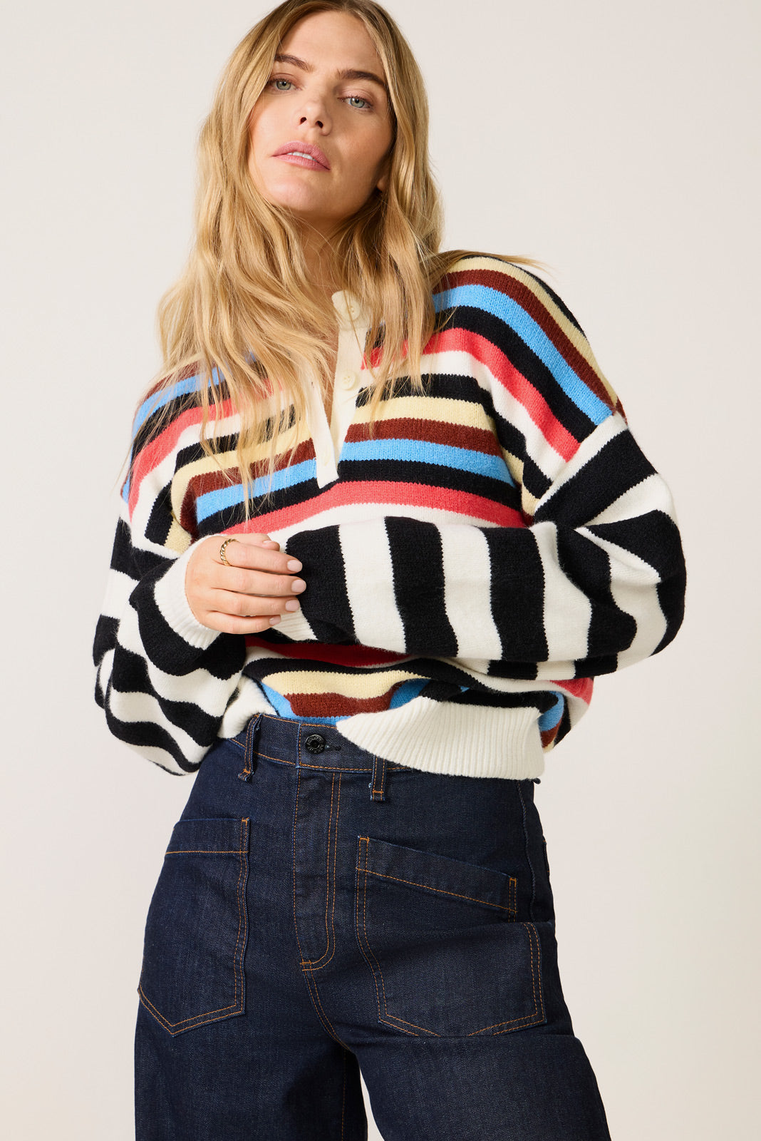 Everyday Energy Henley Sweater