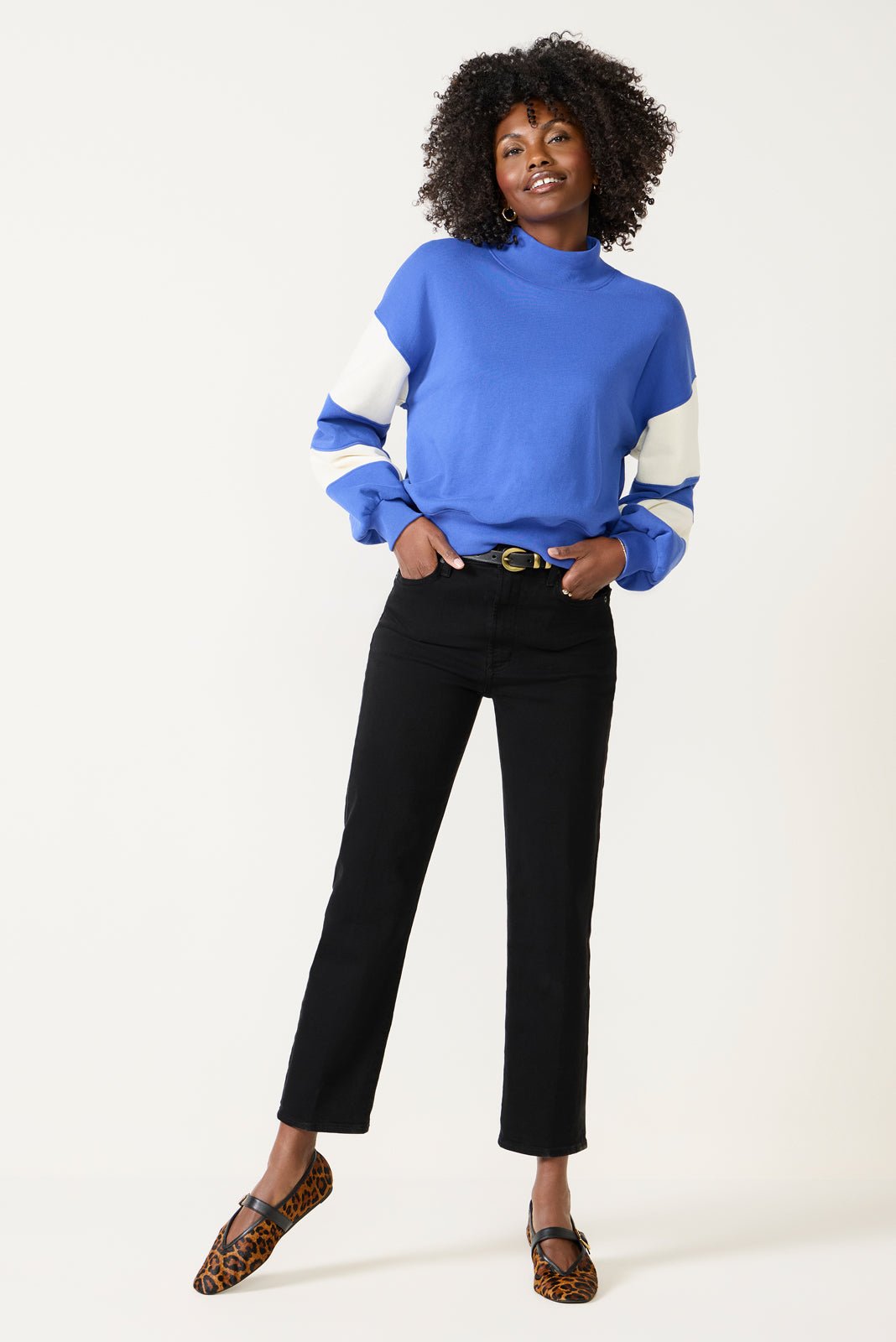 Caia High Rise Straight Jean