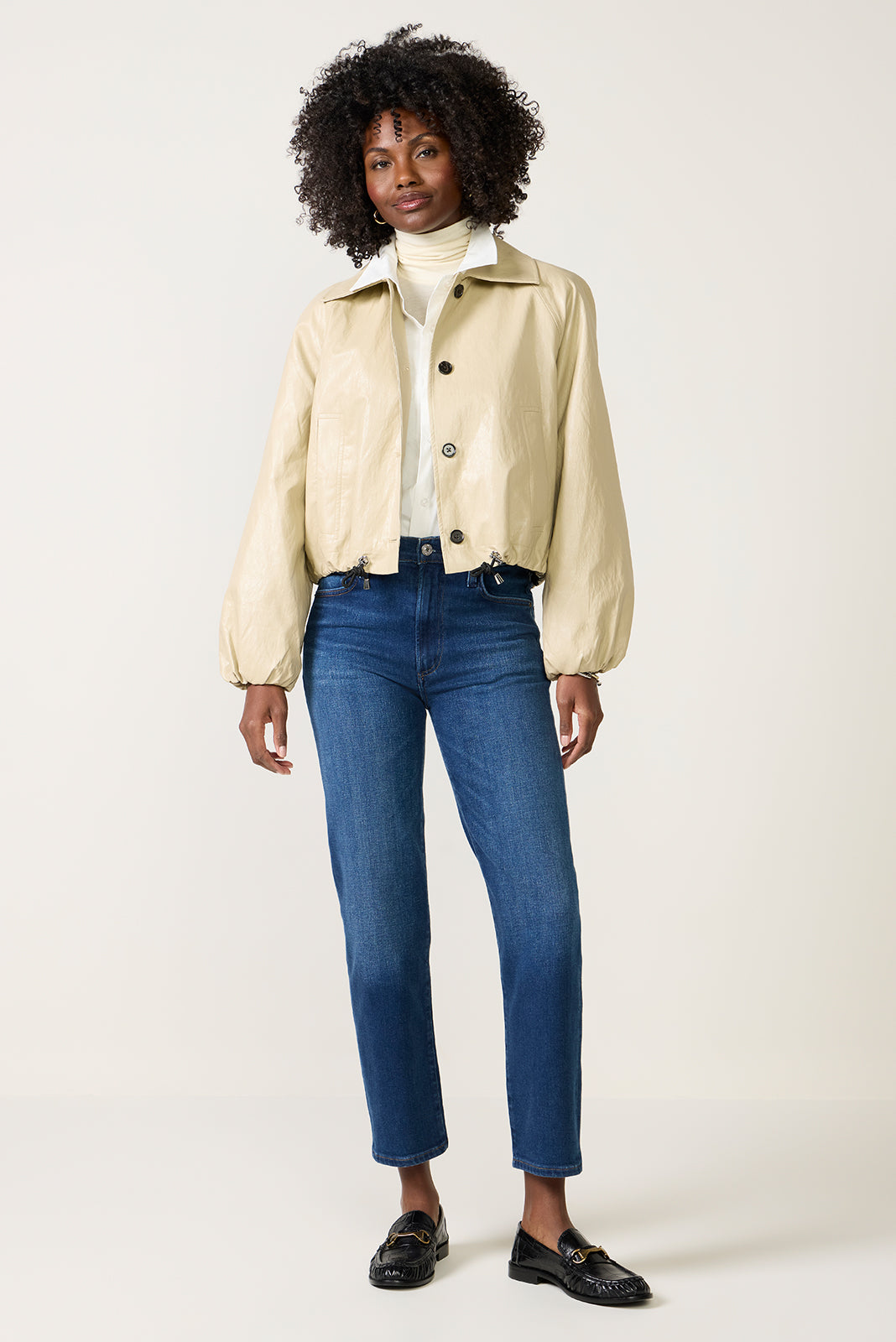 Caia High Rise Straight Jean