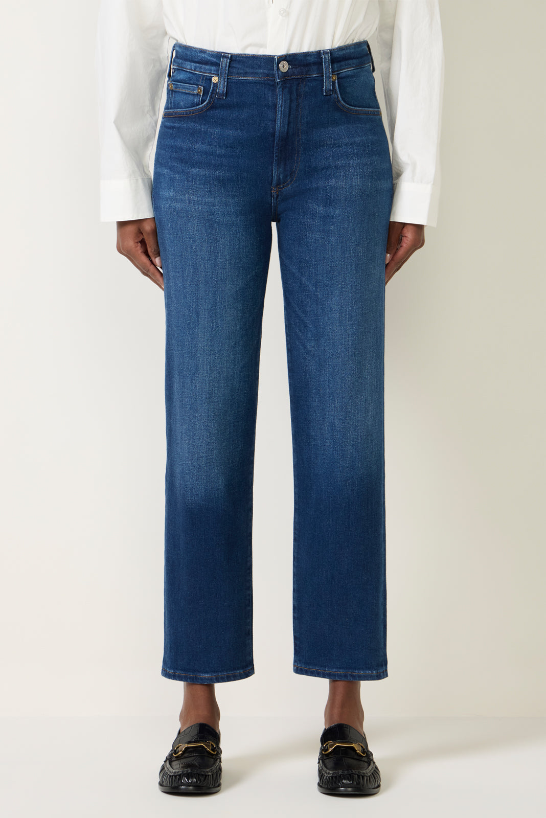 Caia High Rise Straight Jean