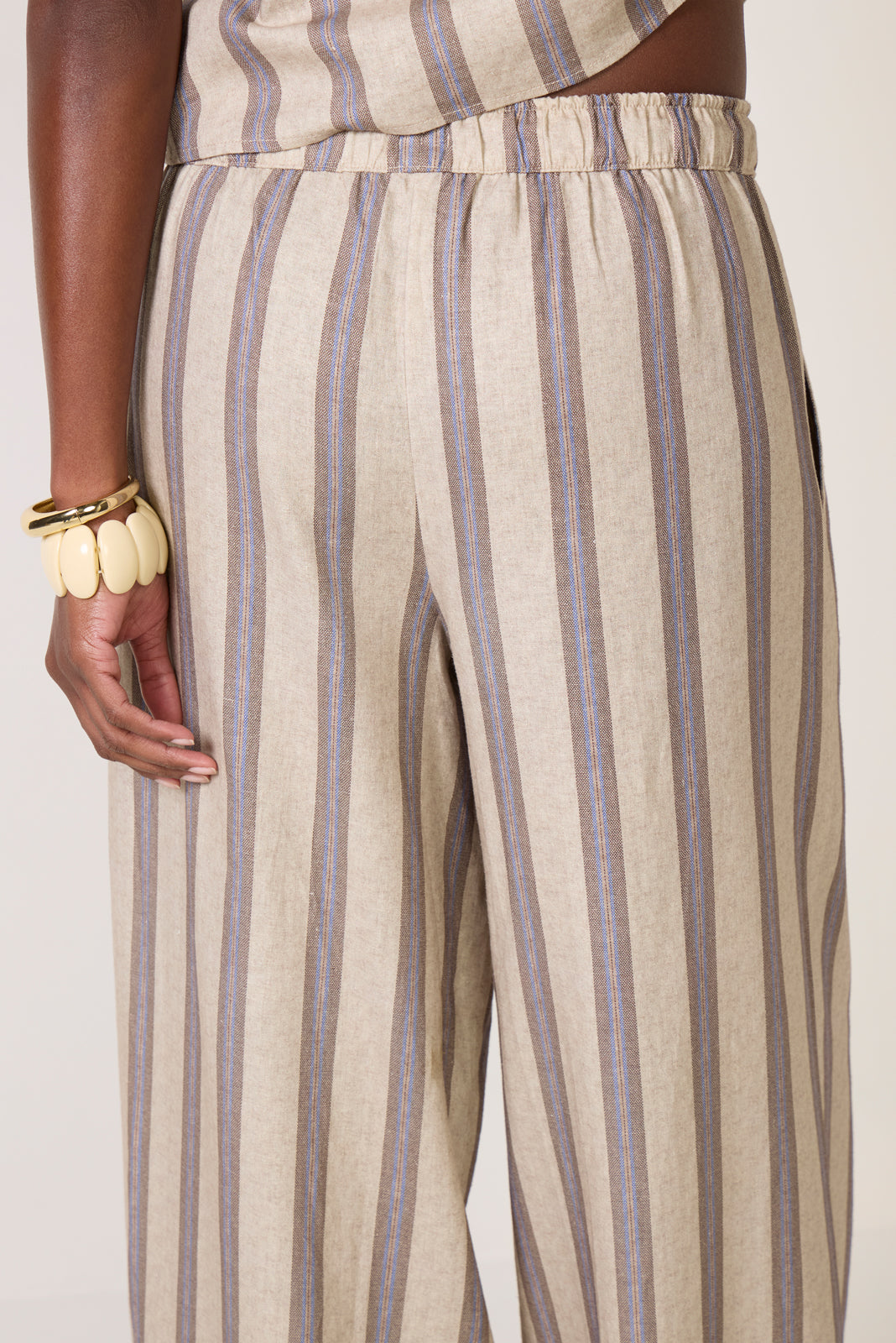 Leah Linen Stripe Pant
