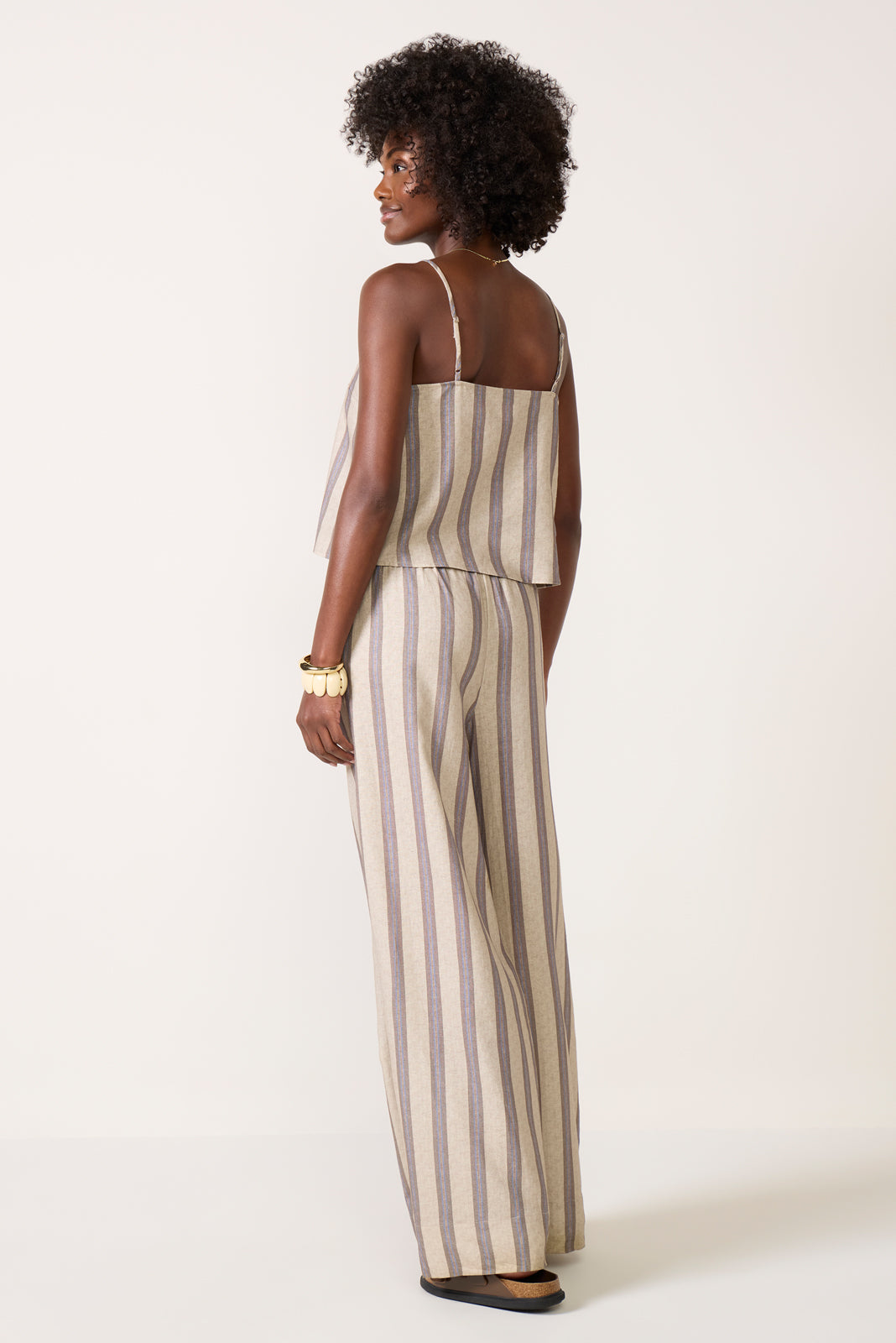 Leah Linen Stripe Pant