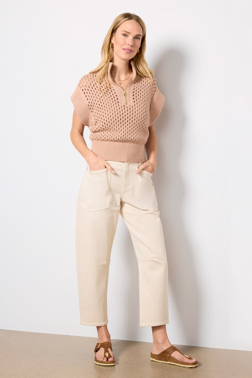 Gaines Half Zip Knit main image 0