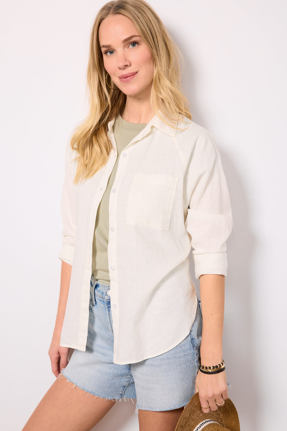 Z SUPPLY-THE PERFECT LINEN TOP