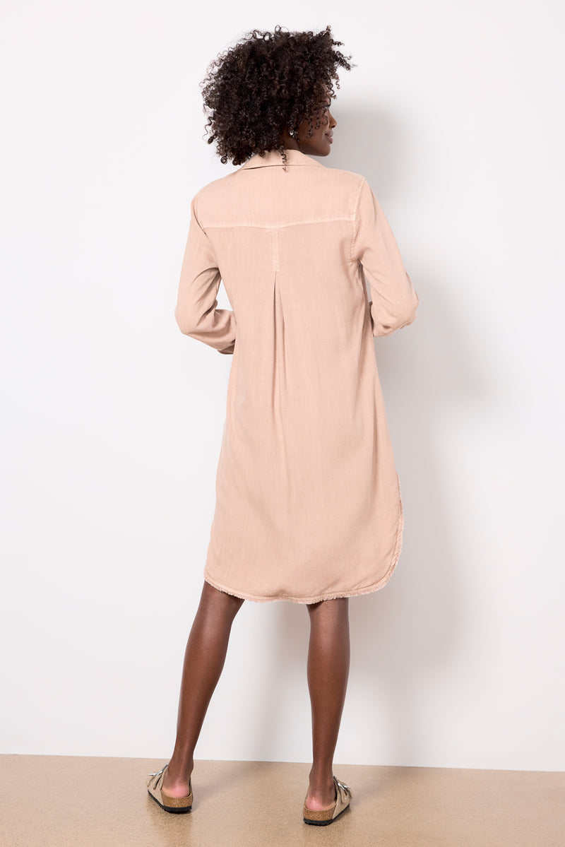 Long sleeves Vintage Shirt Dress