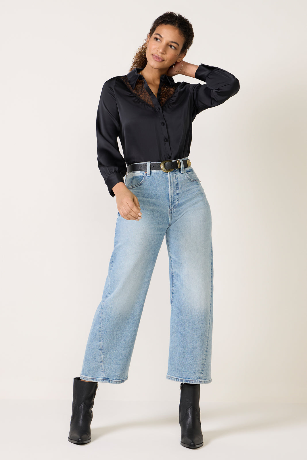 Bella Lace Trim Shirt