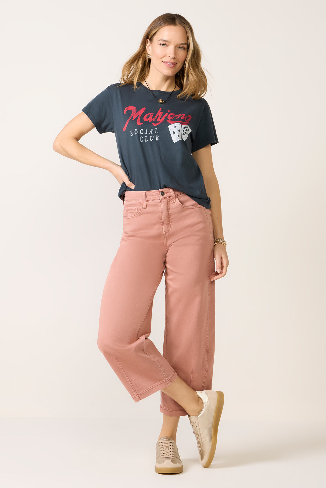 Watercolor Mahjong Tour Tee