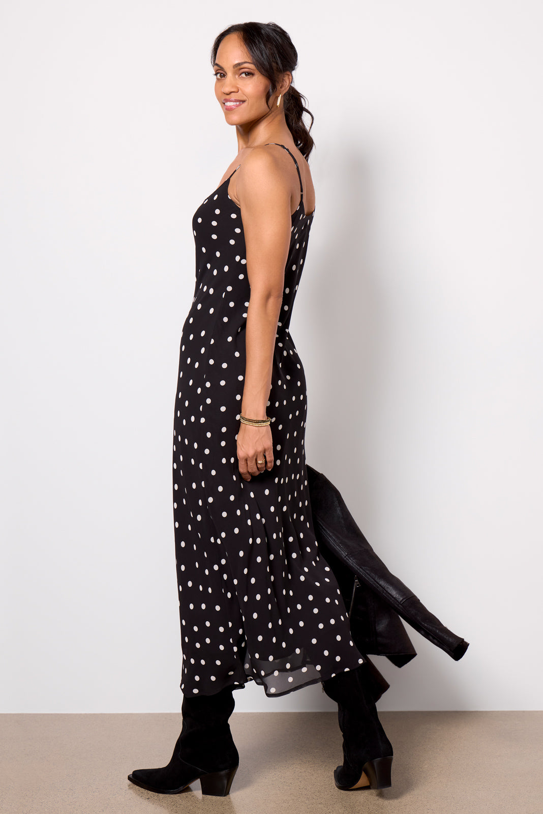 Cecily Polka Dot Slip Dress