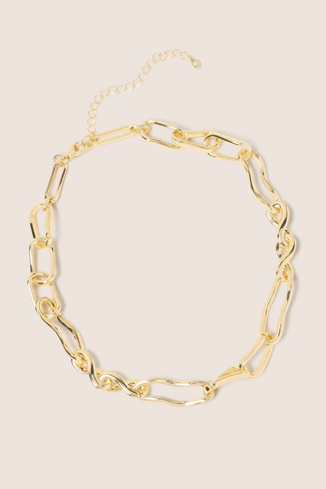 Meg Hammered Link Necklace