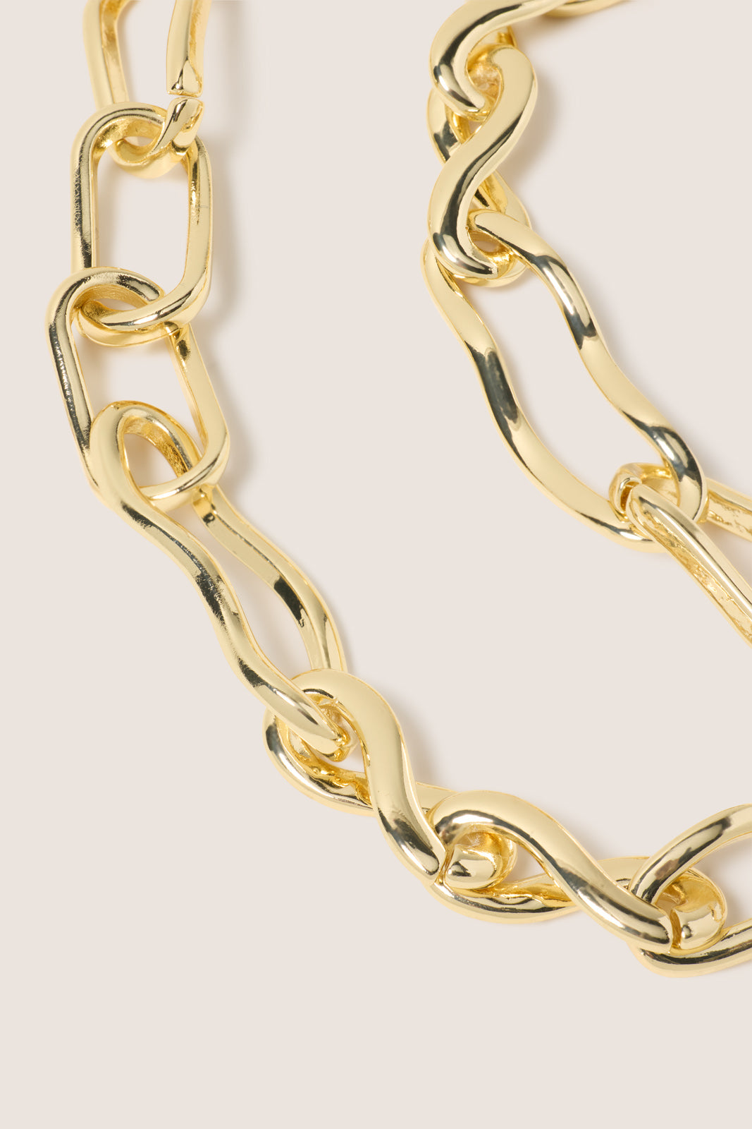 Meg Hammered Link Necklace