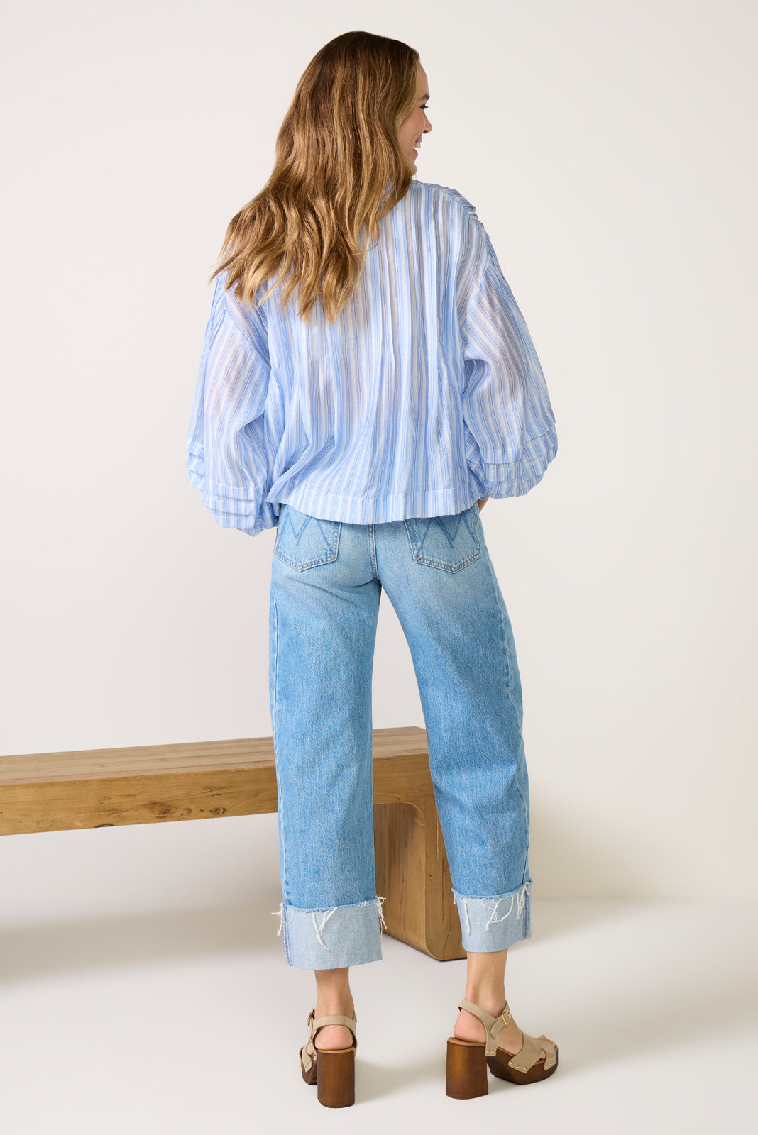 The Half-Pipe Ankle Cuff Fray Boyfriend Jean