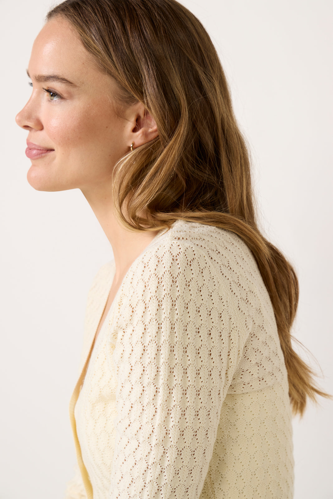 Everyday Pointelle Cardigan